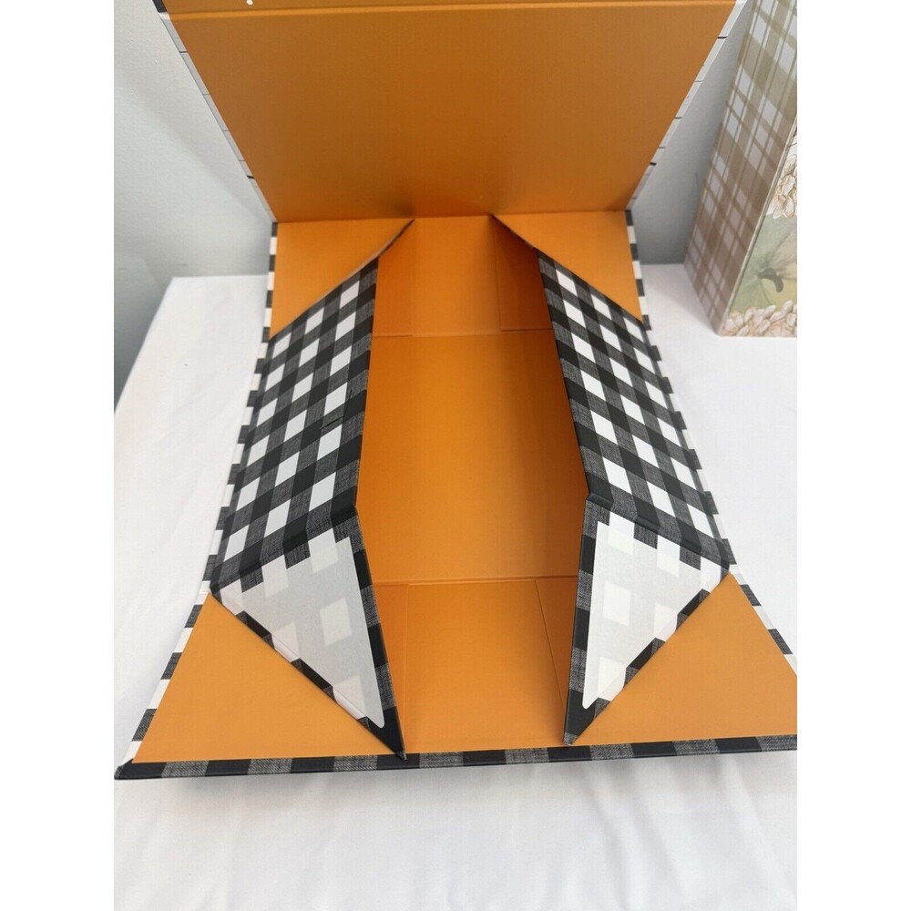 Bundle 3 NEW :FALL Decorative Gift Boxes Lidded Nested Box Sizes - Picture 3 of 16